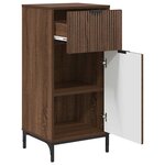 vidaXL Cabinet de salle de bain Chêne marron 39.5 x 36 x 88 cm