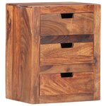 vidaXL Table de chevet 40x30x50 cm Bois massif