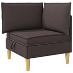 vidaXL Sofa avec rangement Tissu