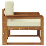 vidaXL Sofa de milieu extérieur Naturel