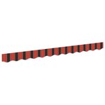 vidaXL Valance d'Auvent pour Cadre de 3 5 m Multicolore 3 3x0 2 m