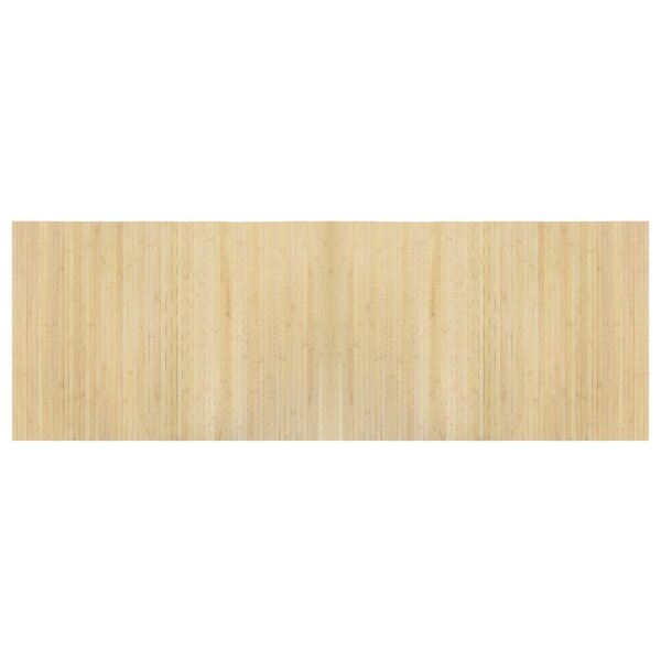 vidaXL Tapis rectangulaire naturel clair 70x200 cm bambou