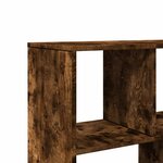 vidaXL Bibliothèque chêne fumé 100x33x156 5 cm bois d'ingénierie