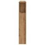 vidaXL Armoire de tête de lit chêne artisanal 140x18 5x102 5 cm