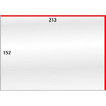 Gaines de protection 213 x 152 mm pour notices premier jour.