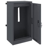 vidaXL boîte aux lettres Anthracite 30 x 23 x 55 cm Acier