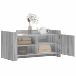 vidaXL Table basse sonoma gris 100x50x50 cm bois d'ingénierie