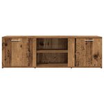 vidaXL Meuble TV vieux bois 120x34x37 cm bois d'ingénierie