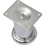 vidaXL Pieds ronds de canapé 8 Pièces Chrome 60 mm