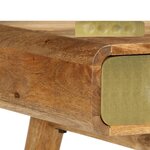 vidaXL Table basse Bois de manguier massif 90 x 50 x 40 cm