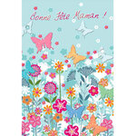 Carte Fête Des Mères - Papillons & Fleurs - Draeger paris