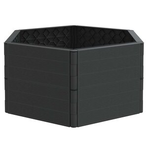 vidaXL Jardinière anthracite PP