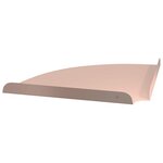 vidaXL Étagère Flottante d'Angle 2 pc Rose 30 x 30 x 2 cm