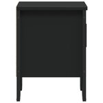 vidaXL Table de chevet Noir 40 x 30 x 40 cm Aggloméré