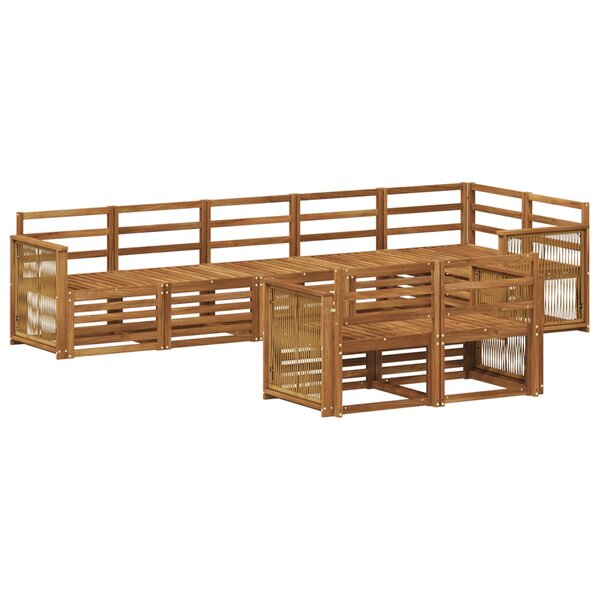 vidaXL Ensemble de canapés d'extérieur 7 pc