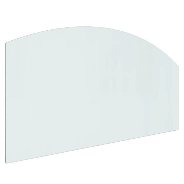 vidaXL Plaque de verre pour cheminée 120x60 cm