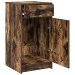 Buffet vidaXL Chêne Fumé 40x41x75 cm Bois Ingénierie
