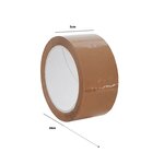Pack and Move - Lot 36 rouleaux ruban adhésif marron pour emballage et déménagement - 66 m - Qualité Premium