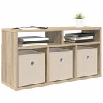 vidaXL Basboard avec tiroir Chêne Sonoma 72 x 22 5 x 38 cm