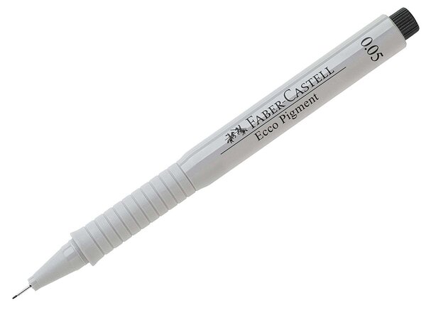 Stylo feutre ECCO PIGMENT 0 05 mm Noir FABER-CASTELL