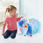 DISNEY FROZEN Bibliotheque a pochettes  La Reine des Neiges - Rangement de livres pour chambre d'enfants - Bleu