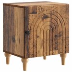 vidaXL Cabinet de chevet 2 Pièces Bois ancien 43 x 34 5 x 50 cm