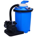 vidaXL Pompe de filtration à sable avec minuterie 550 W 50 L