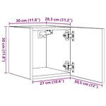 vidaXL Meubles TV muraux 2 Pièces chêne artisanal 30 5x30x30 cm