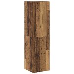 vidaXL Meubles TV muraux 6 Pièces vieux bois bois d'ingénierie