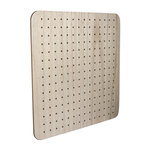 MDF Board plaqué  nature  40x40x2 5cm  y compris suspension