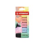 Surligneur BOSS MINI Pastel  étui carton de 5 STABILO