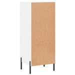 vidaXL Buffet blanc 34 5x34x90 cm bois d'ingénierie