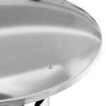 vidaXL Extension de Conduit Argent 35 x 35 x 82 cm Acier inoxydable