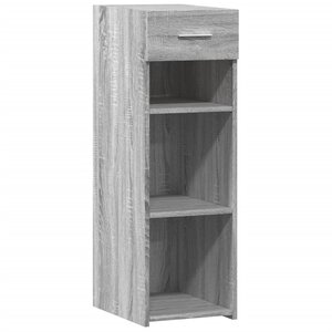 vidaXL Buffet sonoma gris 30x42 5x93 cm bois d'ingénierie