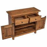 vidaXL Buffet bois d'acajou massif 75x30x65 cm