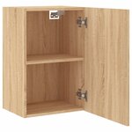 vidaXL Meuble TV mural chêne sonoma 40 5x30x60 cm bois d'ingénierie