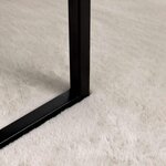 vidaXL Tapis en Fourrure Synthétique de Lapin Olite Beige 160 x 230 cm