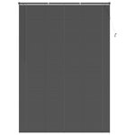 vidaXL Store Vénitien Réglable Gris Argenté 213 x 130 cm PVC