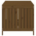 vidaXL Boîte de rangement de jardin Marron miel 147x68x64 cm Bois pin