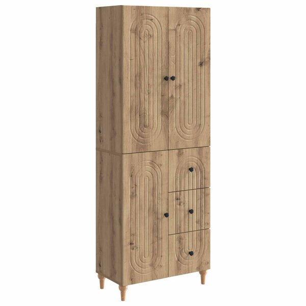 vidaXL Ensemble de Meubles 2 Pièces 66 x 34 5 x 90 cm Bois d'ingénierie