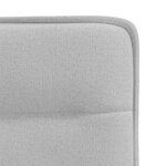 vidaXL Chaises à manger lot de 2 gris nuage tissu