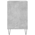 vidaXL Armoire à chaussures Gris béton 102x36x60 cm Bois d'ingénierie