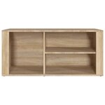 vidaXL Armoire à chaussures Chêne sonoma 100x35x45cm Bois d'ingénierie