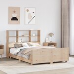 vidaXL Cadre de lit sans matelas 120x190 cm bois de pin massif