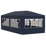 vidaXL Tente de réception 3 x 6 m Bleu