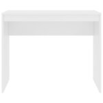 vidaXL Bureau Blanc 90x40x72 cm Bois d'ingénierie