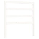 vidaXL Cadre de lit sans matelas blanc 90x190 cm bois de pin massif