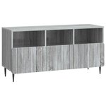 vidaXL Meuble TV Sonoma gris 102 x 34 5 x 50 cm Bois d'ingénierie