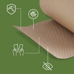 Pack and Move - Papier kraft - 0 5 x 10 m - Déménagement  expédition et protection - Papier kraft de qualité