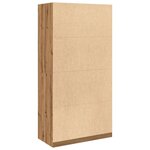 vidaXL Garde-robe chêne artisanal 100x50x200 cm bois d'ingénierie
